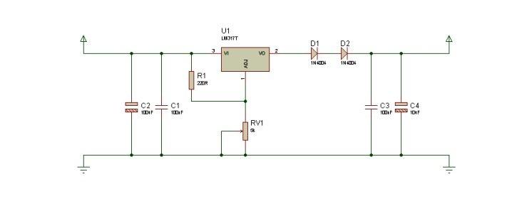 LM317 to 0v