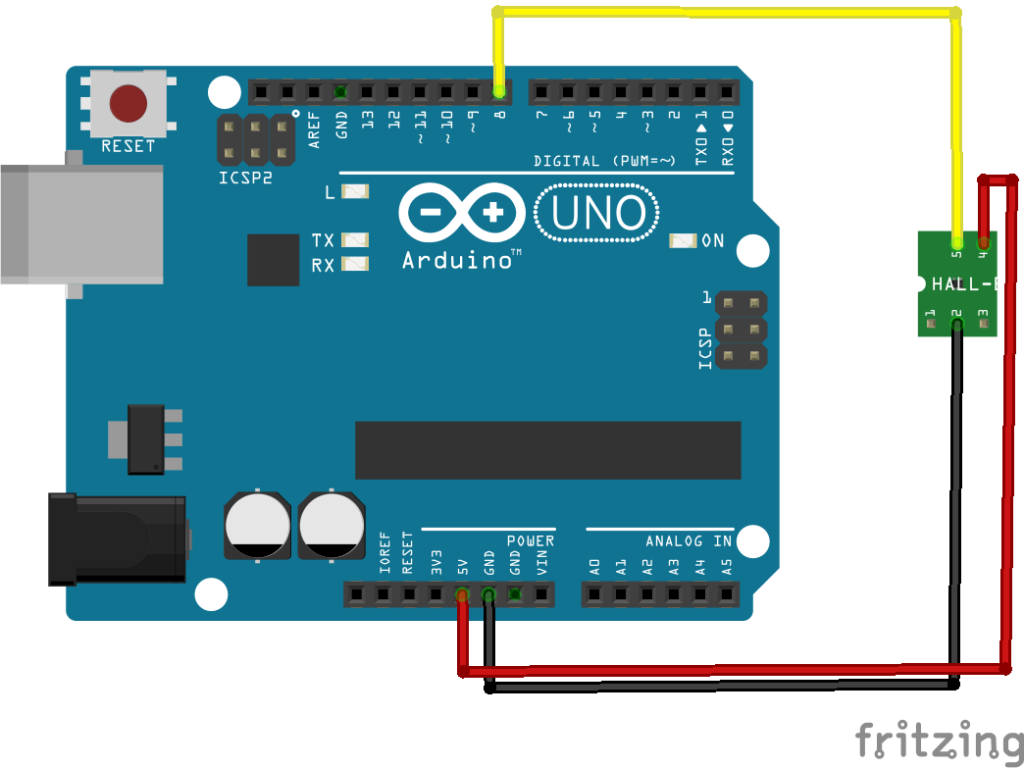 Arduino and a hall effect sensor
